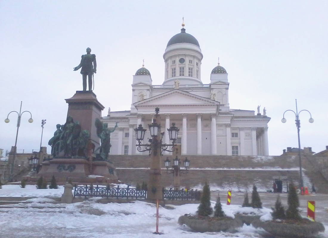 helsinki finland cathedral photo