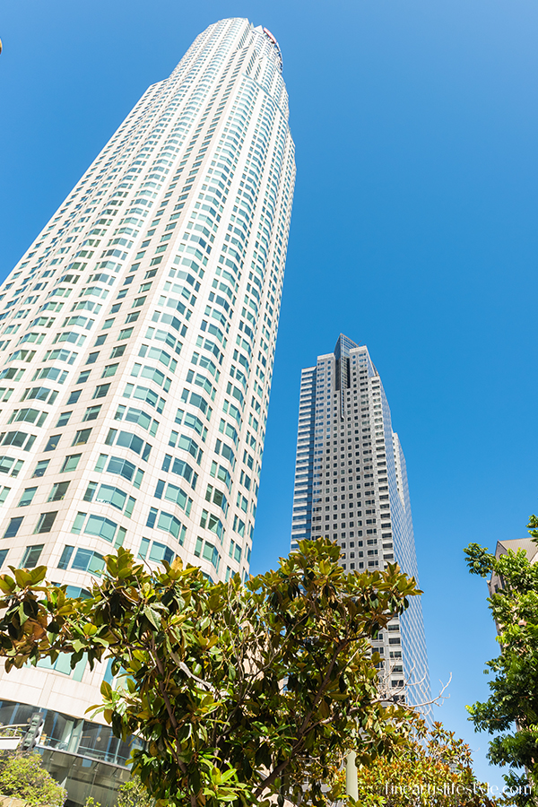 tall building downtown LA California