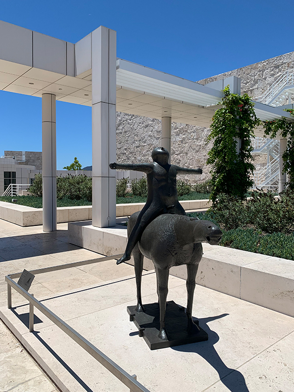 horse sculpture Getty Museum