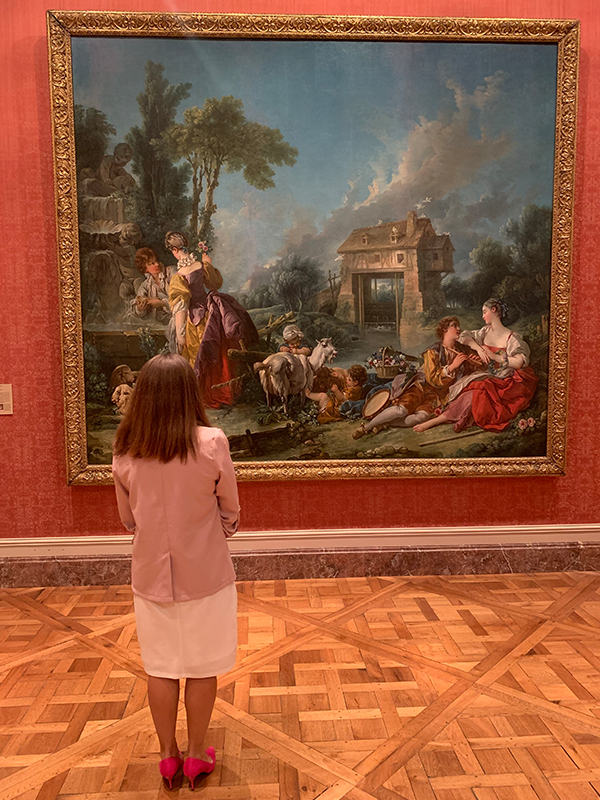looking at painting art Getty