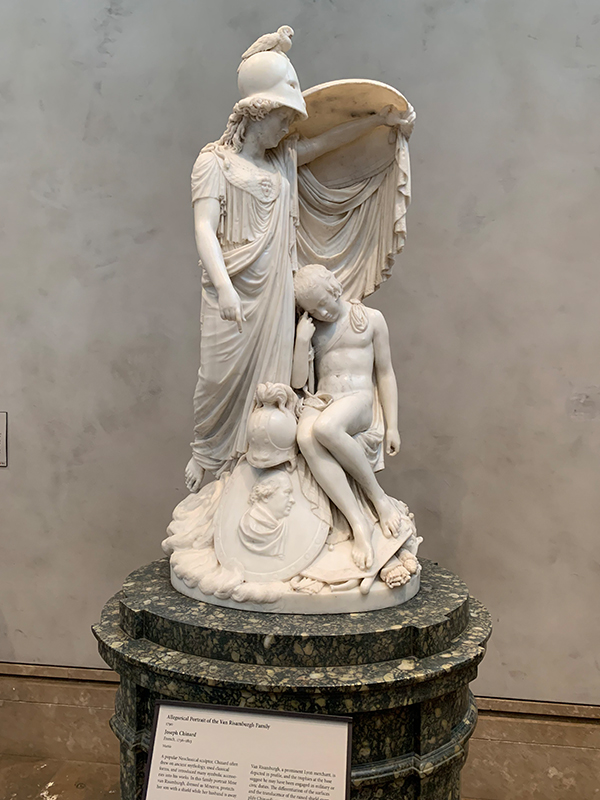 sculpture marmol Getty Center