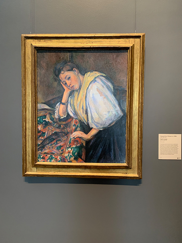 young italian woman Paule Cezanne